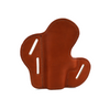 3 Slot Pancake Belt Holster - Fits Glock/S&W Shield/XD + Similar Sizes - Premium Leather - Made in the USA