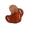 3 Slot Pancake Belt Holster - Fits Glock/S&W Shield/XD + Similar Sizes - Premium Leather - Made in the USA