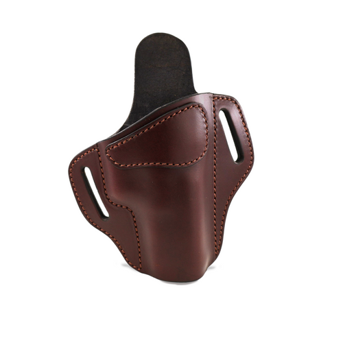 2 Slot OWB Belt Slide Holster - Fits Glock 17 19 22 26 32 33, Springfield XD/XDS, S&W M&P Shield + Similar Sizes
