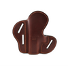 3 Slot Pancake Belt Holster - Fits Glock/S&W Shield/XD + Similar Sizes - Premium Leather - Made in the USA