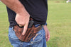 3 Slot Pancake Belt Holster - Fits Most 1911 Styles - Premium Leather - Made in the USA