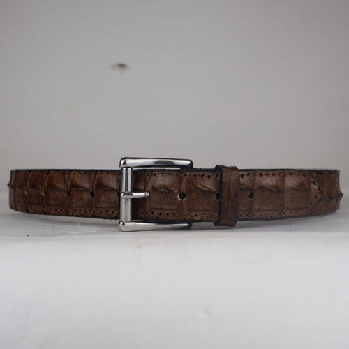 Genuine Hornback Crocodile Holster Belt 1.5" - SALE ITEM - Size 38