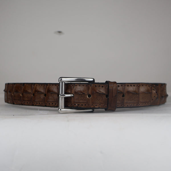 Genuine Hornback Crocodile Holster Belt 1.5" - SALE ITEM - Size 38