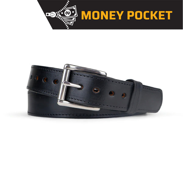 Black Money Holster Belt