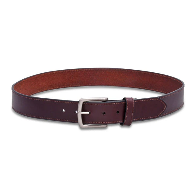 Men's Brown Everyday Stitched Leather Belt