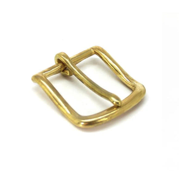 Solid Brass #8 Dress Buckle 1.25" - Polished Brass