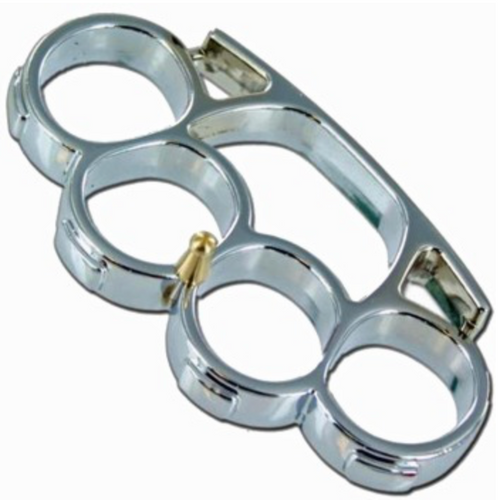Brass Knuckle Paperweight