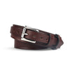 Extra-Wide Ranger Belt : Dark Brown Creased Ranger Belt 1.75