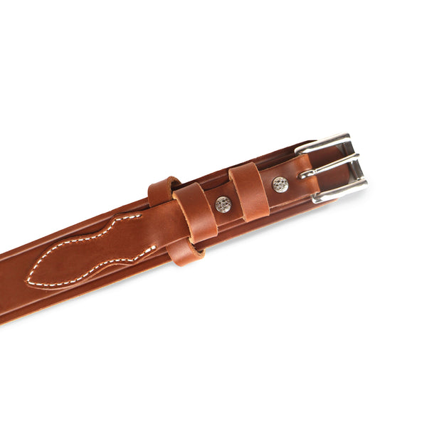 Extra-Wide Ranger Belt : Dark Brown Creased Ranger Belt 1.75"-Daltech Force