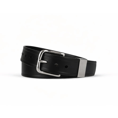SuperBio® Dress Belt : Indestructible Belt with Silver Hardware 1.25"