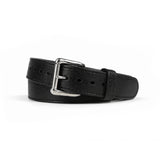Black Bison Leather Holster Belt