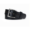 Black Extra Wide Stitched Bullbelt® : Men's Extra Wide Leather Stitched Belt 1.75