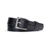 Black Stitched Bullbelt® - Men's Black Stitched Leather Belt 1.50