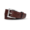 Men's Brown Double Stitched Bullbelt® : Extra Thick Leather Belt 1.50