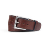Brown Extra Wide Stitched Bullbelt® - Men's Extra Wide Leather Belt 1.75