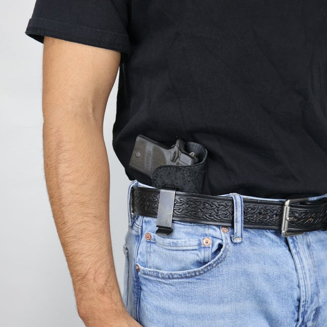 IWB Comfort Weight™ Black Universal Clip Holster with Sweat Guard - Multiple Sizes
