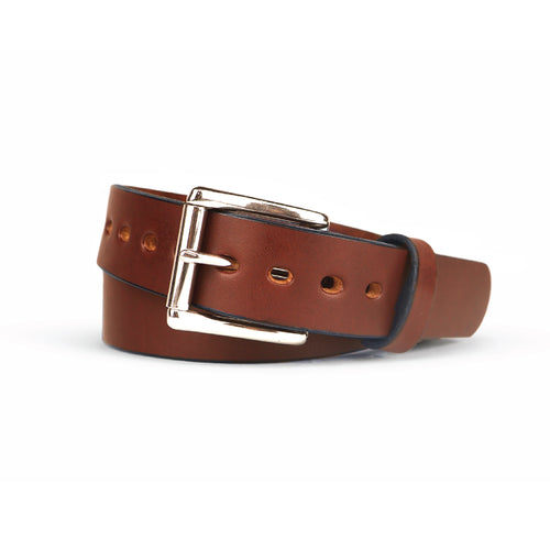 Caramel Bullbelt® : Men's Smooth Extra Thick Leather belt 1.50"