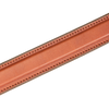 Men's Medium Brown Stitched Raised Center Ranger Belt 1.25
