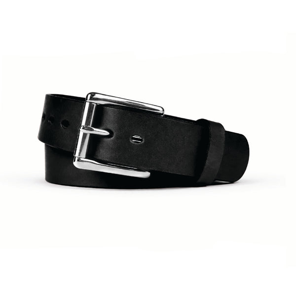 Black Extra Wide Bullbelt® - Men's Extra Wide Leather Belt 1.75"