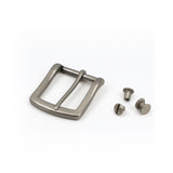 Solid Brass #1049 Heel Bar Buckle (1.5
