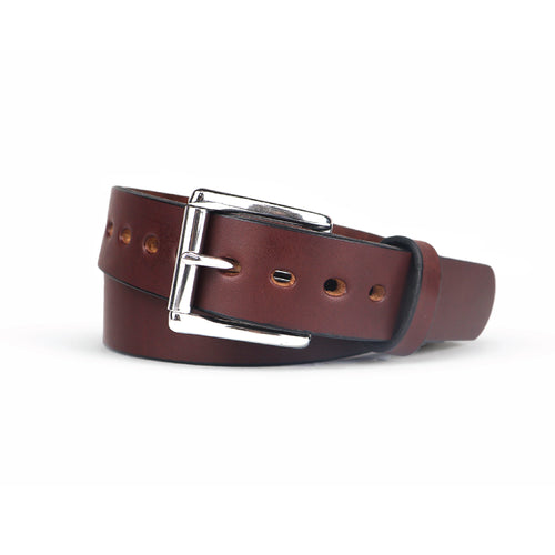 Brown Bullbelt® : Men's Smooth Extra Thick Leather belt 1.50"