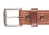 Brown Celtic Bullbelt® : Leather Belt with Celtic Design 1.50