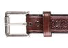 Brown Celtic Bullbelt® : Leather Belt with Celtic Design 1.50