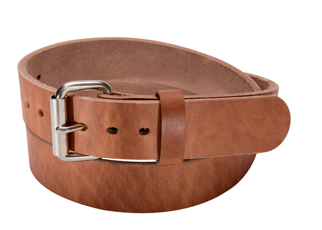 Roughcut® Holster Belt : Men's Natural Smooth Leather Belt 1.50"-Daltech Force