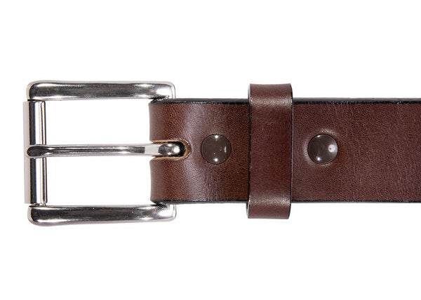 BROWN SMOOTH BULLHIDE GUN BELT