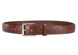 Brown Basketweave Bullhide Gun Belt