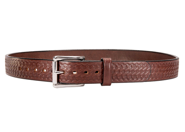 Brown Basketweave Bullhide Gun Belt