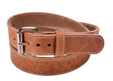 BULLBELT® NATURAL STITCHED BULLHIDE GUN BELT