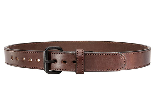 Brown Stitched Bullhide Tactical Gun Belt