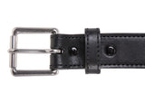 Black Stitched Bullhide Gun Belt