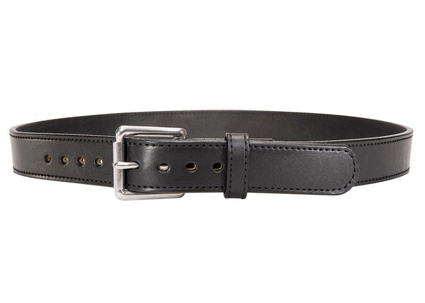 BULLBELT® 1.25" BLACK STITCHED BULLHIDE GUN BELT