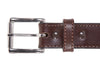 Brown Slim Bullbelt® - Men's Black Leather Belt 1.25