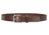 Brown Slim Bullbelt® - Men's Black Leather Belt 1.25