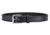 Men's Black Double Stitched Bullbelt® : Extra Thick Leather Belt 1.50
