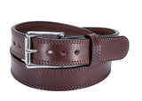 Brown Double Stitched Bullhide Gun Belt