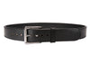 Black Extra Wide Stitched Bullbelt® : Men's Extra Wide Leather Stitched Belt 1.75