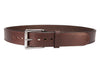 Brown Extra Wide Stitched Bullbelt® - Men's Extra Wide Leather Belt 1.75