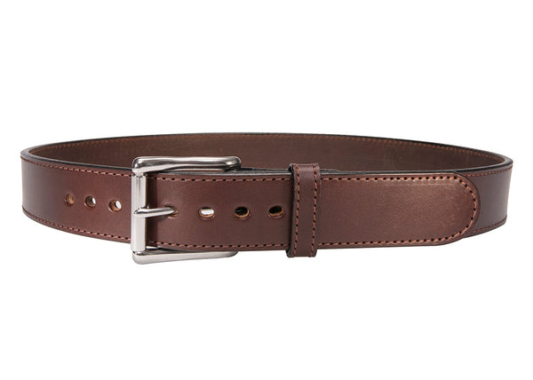 Brown 1.75" Stitched Bullhide Gun Belt