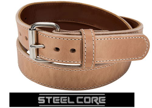 BULLBELT® BULLHIDE ULTIMATE THICKNESS NATURAL STEEL CORE GUNBELT