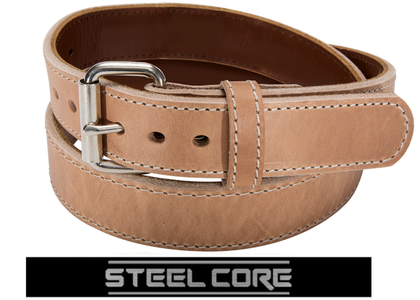 BULLBELT® BULLHIDE ULTIMATE THICKNESS NATURAL STEEL CORE GUNBELT