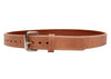 Natural Steel Core Bullbelt® : Men's Natural Stitched Leather Belt with Steel Core 1.50