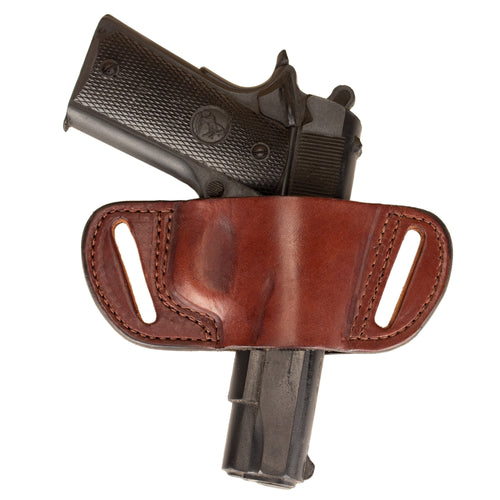 Brown Molded Belt Slide Holster - Custom Fit for All 1911
