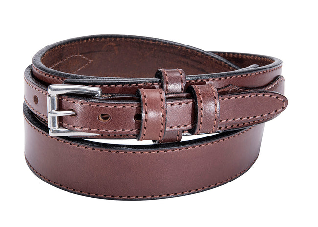 Brown Stitched Ranger Belt 1.50" - SALE ITEM