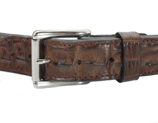 Genuine Hornback Crocodile Holster Belt 1.5" - SALE ITEM - Size 38