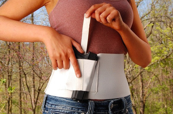 Extra Wide Two Holster Belly Band