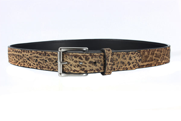 Rustic Brown Elephant Hide Gun Belt